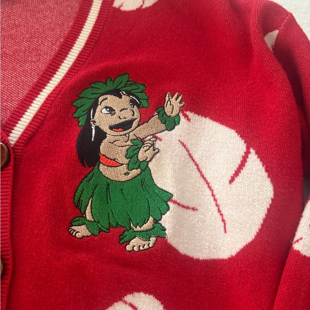 Disney Lilo & Stitch Women’s Knit Cardigan - BoxLunch - Picture 3 of 5